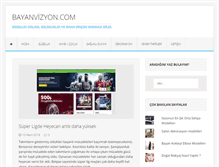 Tablet Screenshot of bayanvizyon.com